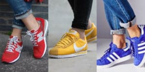 Kolorowe sneakersy